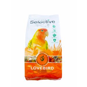 غذای طوطی سلکتیو مدل lovebird وزن 1 کیلوگرم